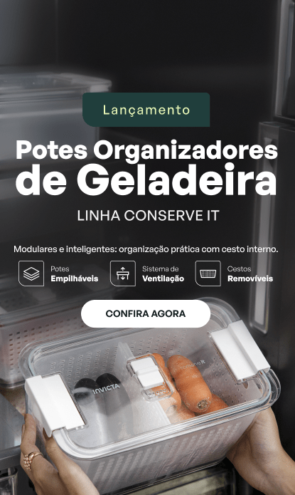 Lançamento Potes Organizadores Mob